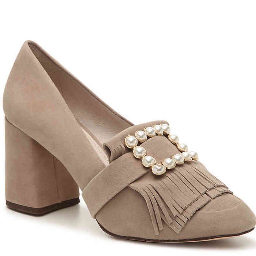 Louise et Cie idali block heel pump beige 6,5 M